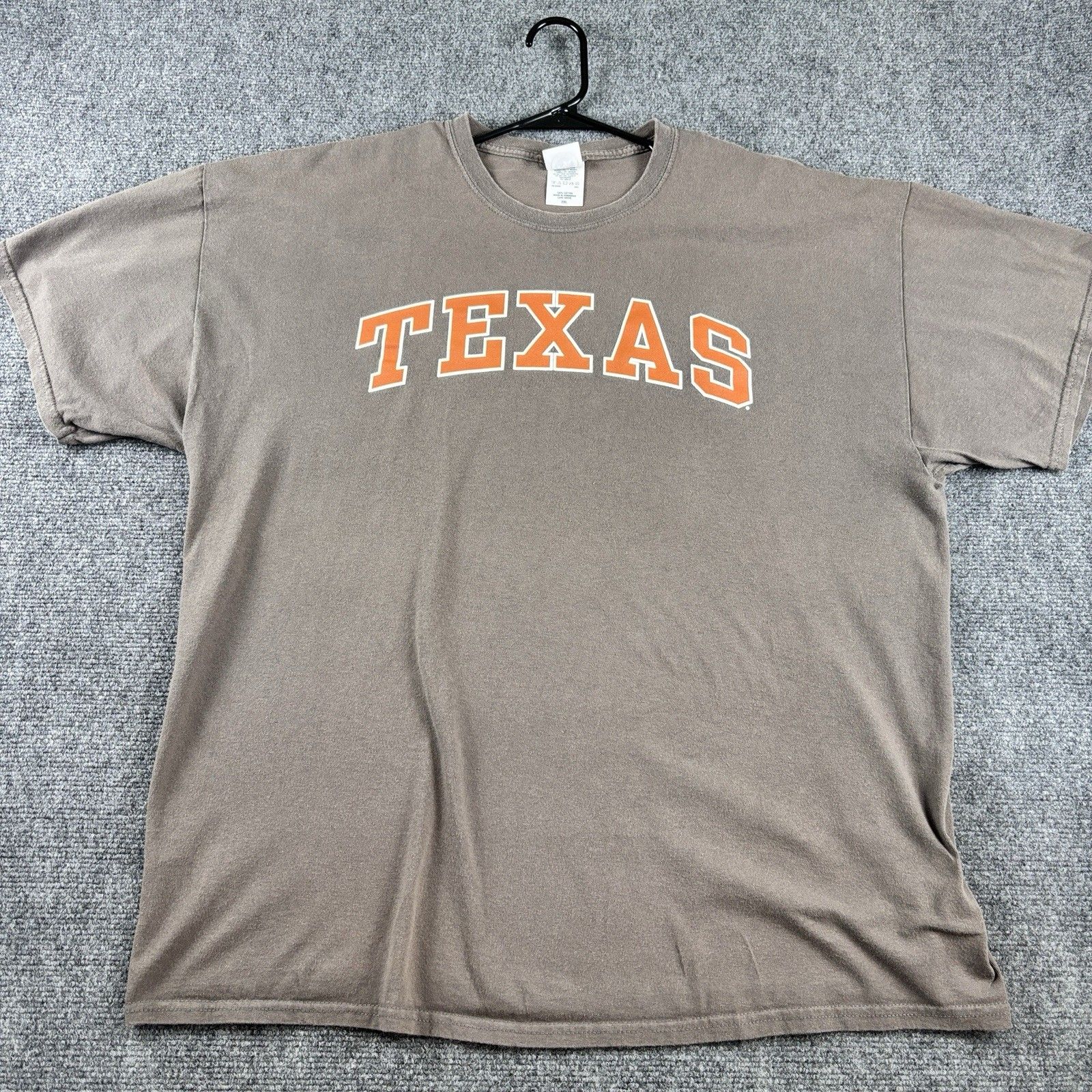 Texas Longhorns T-Shirt Mens 2xl Xxl Brown Burnt Orange Ut Austin College Ncaa